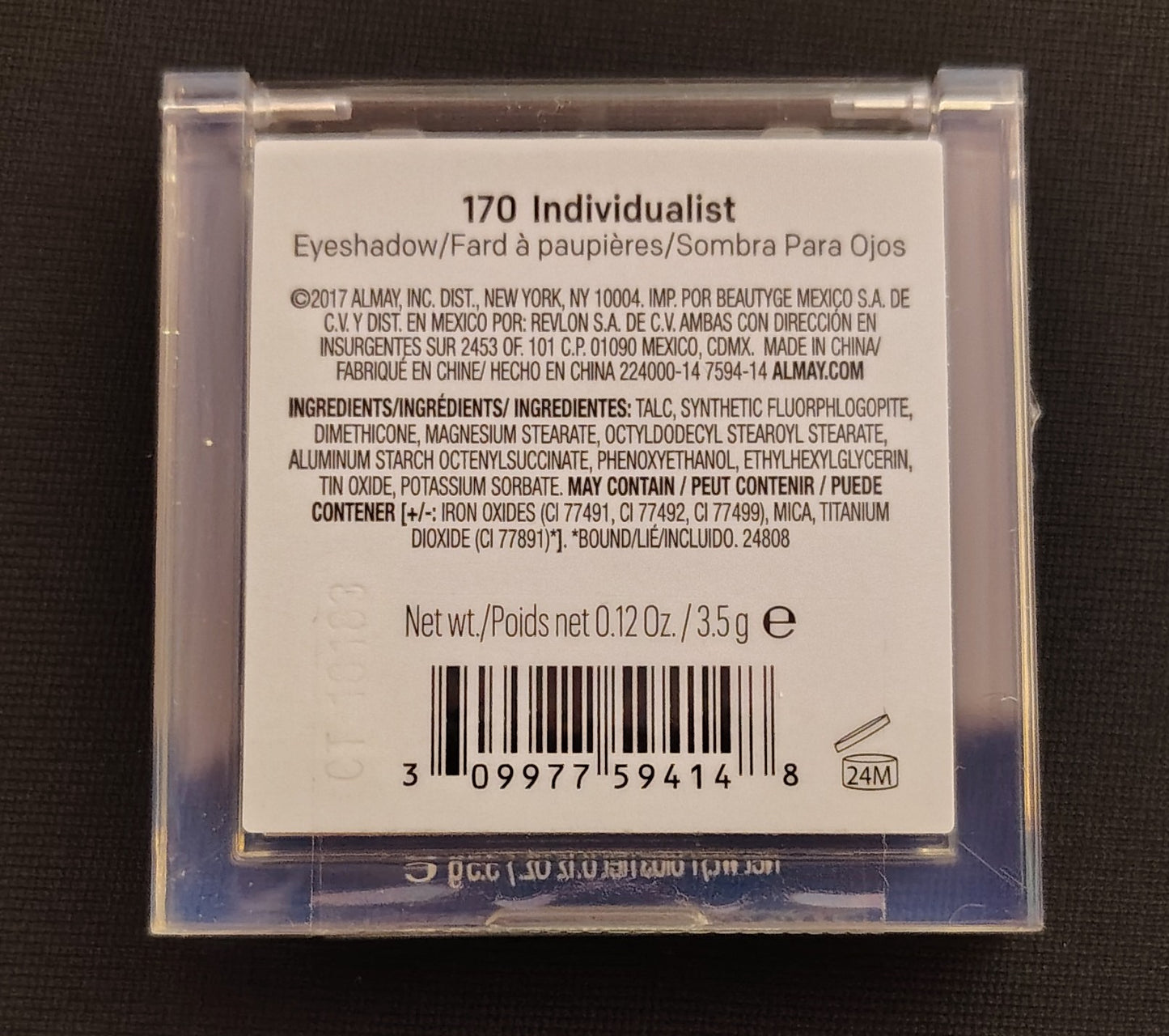 NEW - Almay Eyeshadow Quad, 170 Individualist