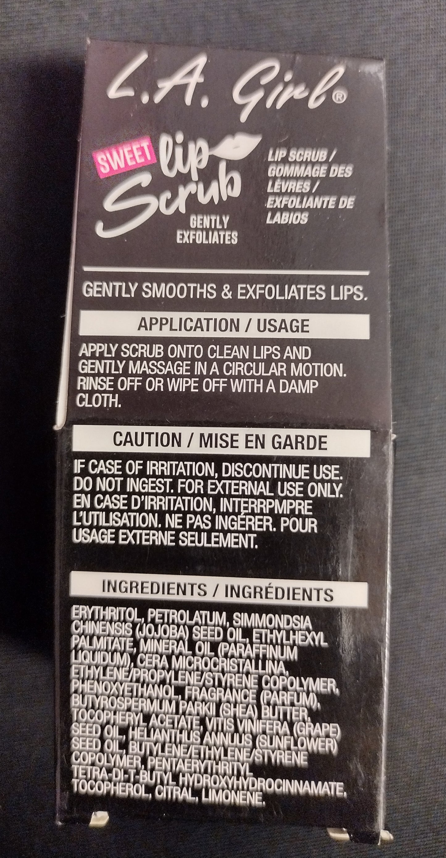 NEW - L.A. Girl - lip scrub