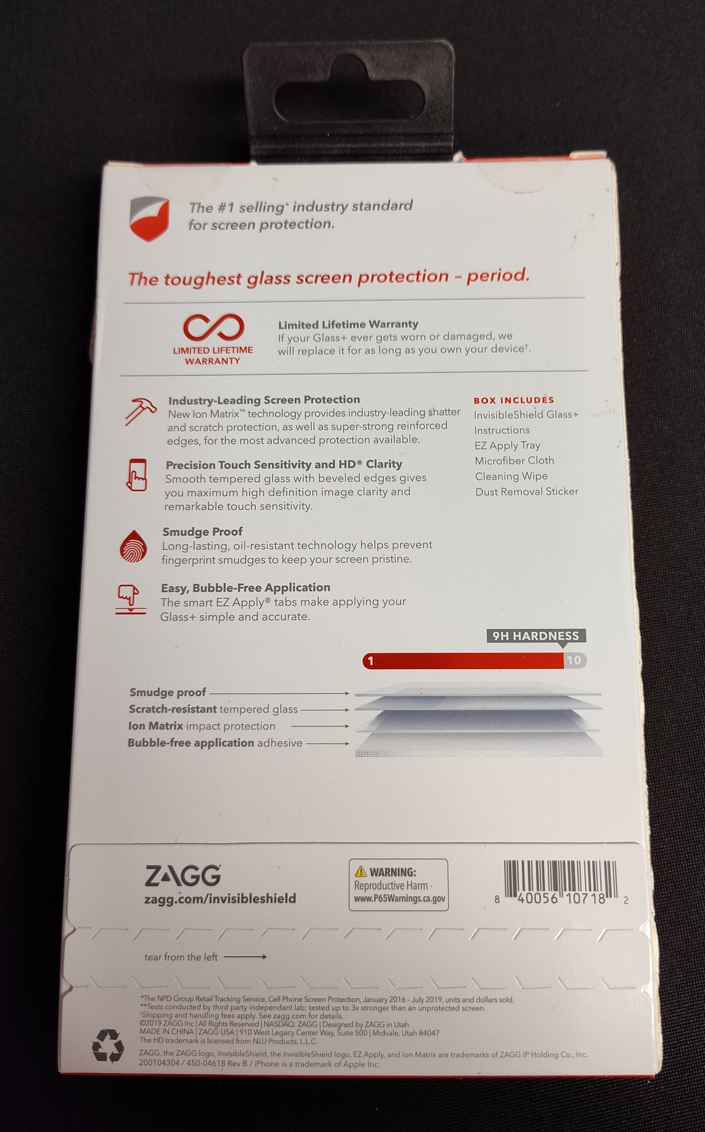 NEW - Invisible Shield Screen Protector iPhone 11/XR - EA10004