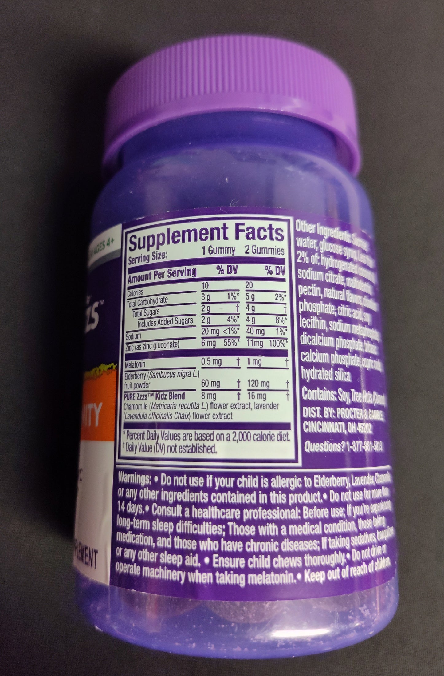 NEW - Vicks Pure Zzzs Kids + Immunity 42ct EXPIRED!!!!!- HW10025