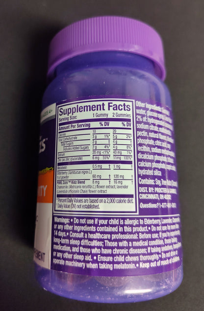 NEW - Vicks Pure Zzzs Kids + Immunity 42ct EXPIRED!!!!!- HW10025