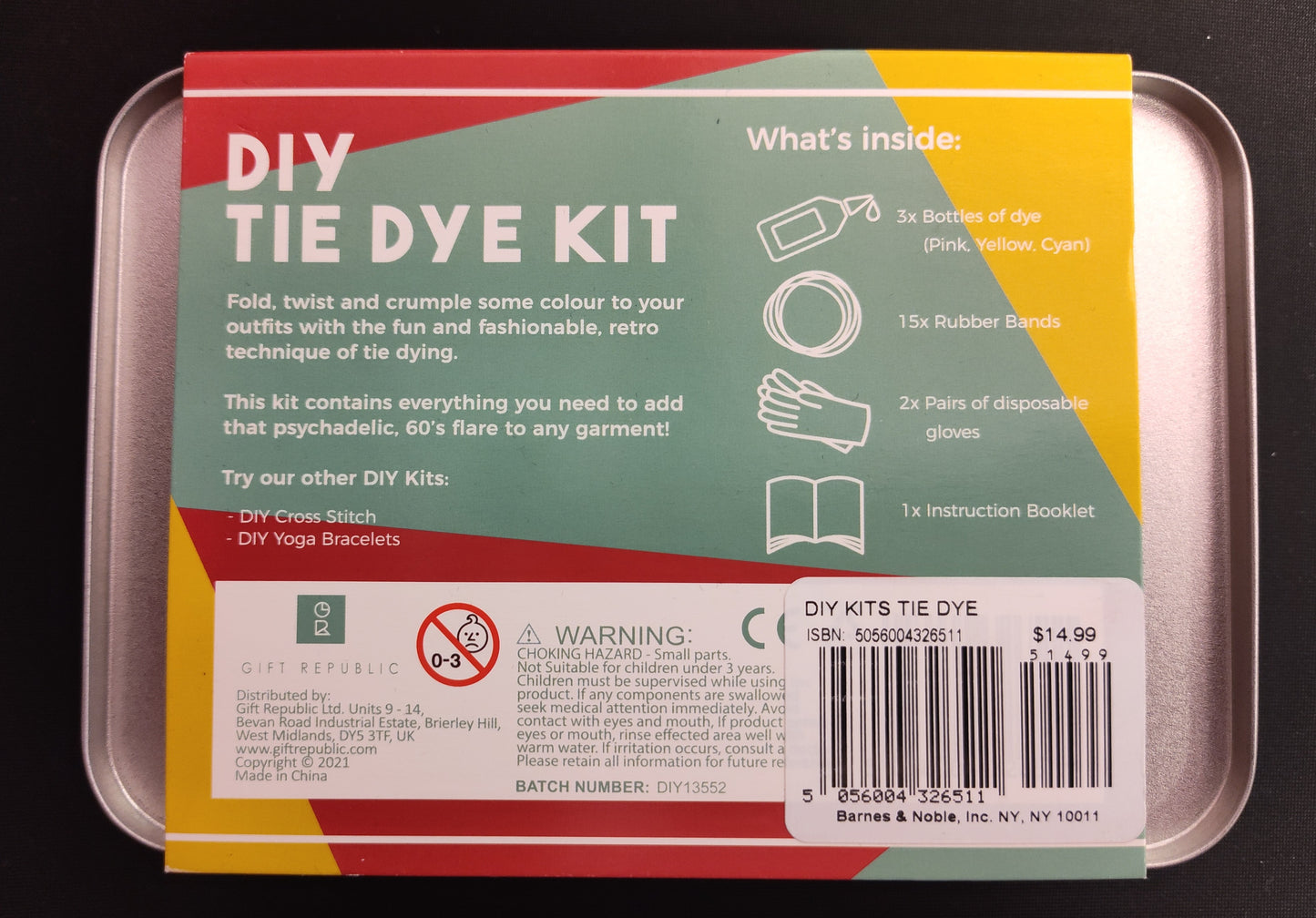 NEW - DIY Tie Dye Kit - AC10001