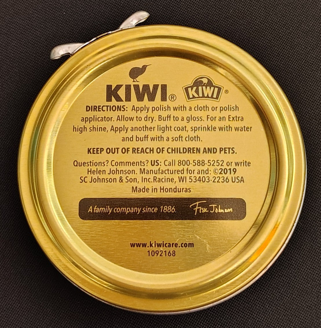 NEW - Kiwi® Shoe Polish 1 1/8 oz