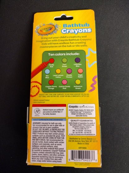 NEW - Crayola - Bathtub Crayons - KB10001