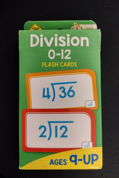 USED - Division flash cards - KB10005