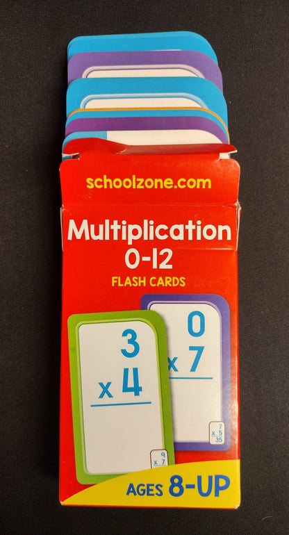 USED - Multiplication flash cards - KB10004