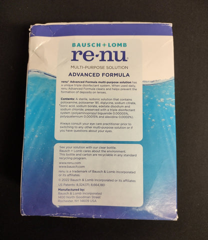 NEW - Renu multi purpose solution - HW10003