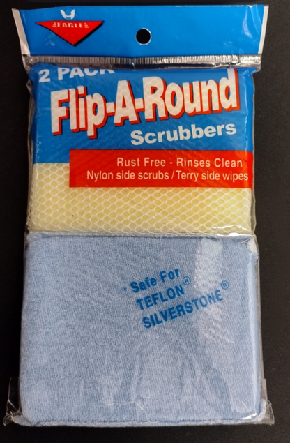 NEW - Flip-A-Round Scrubbers 2pk - H10006