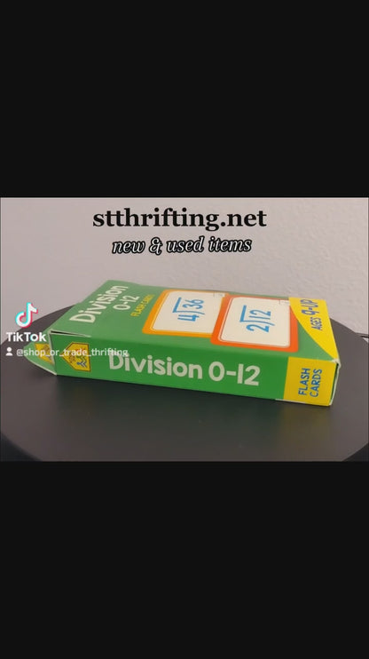 USED - Division flash cards - KB10005