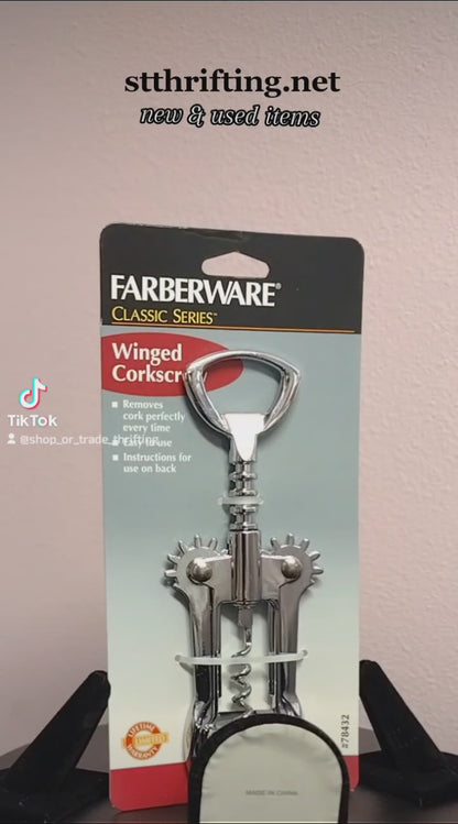 NEW - Farberware Winged Corkscrew - H10004