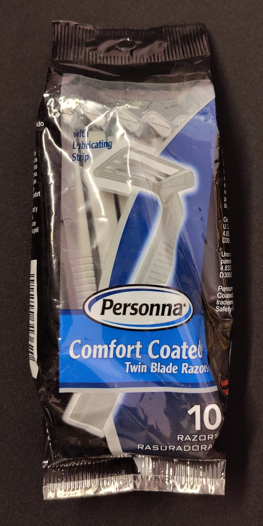 NEW - 10pk Personna Twin Blade Razors - BP10026