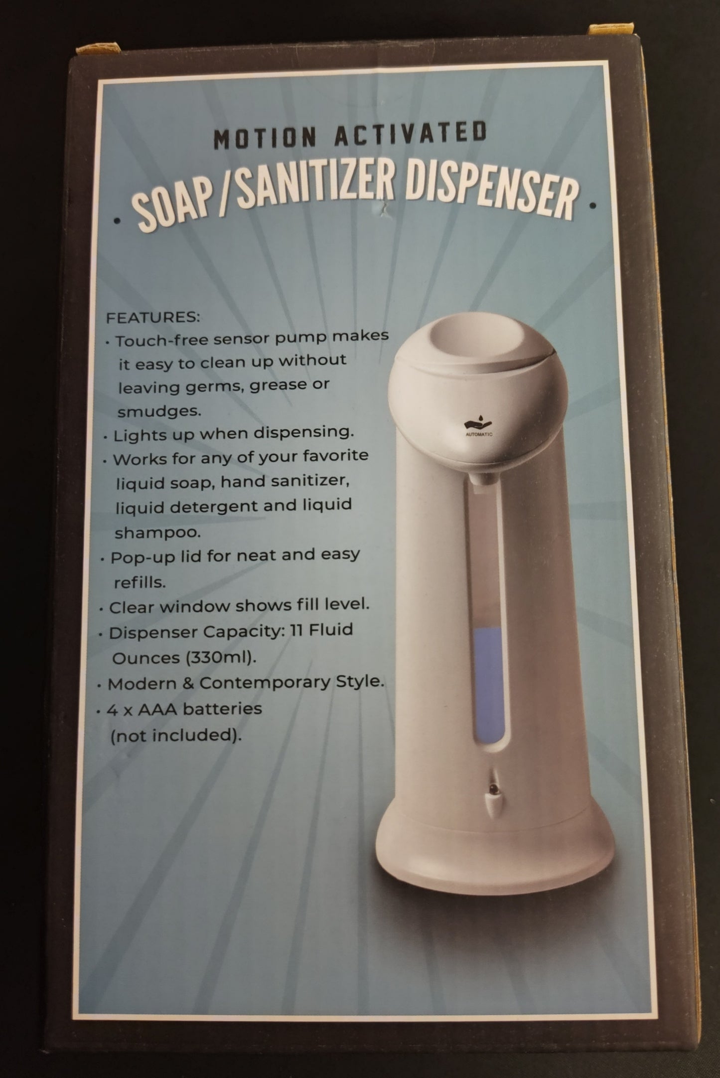 NEW - Motion Activated Soap/Sanitizer Dispenser H10011